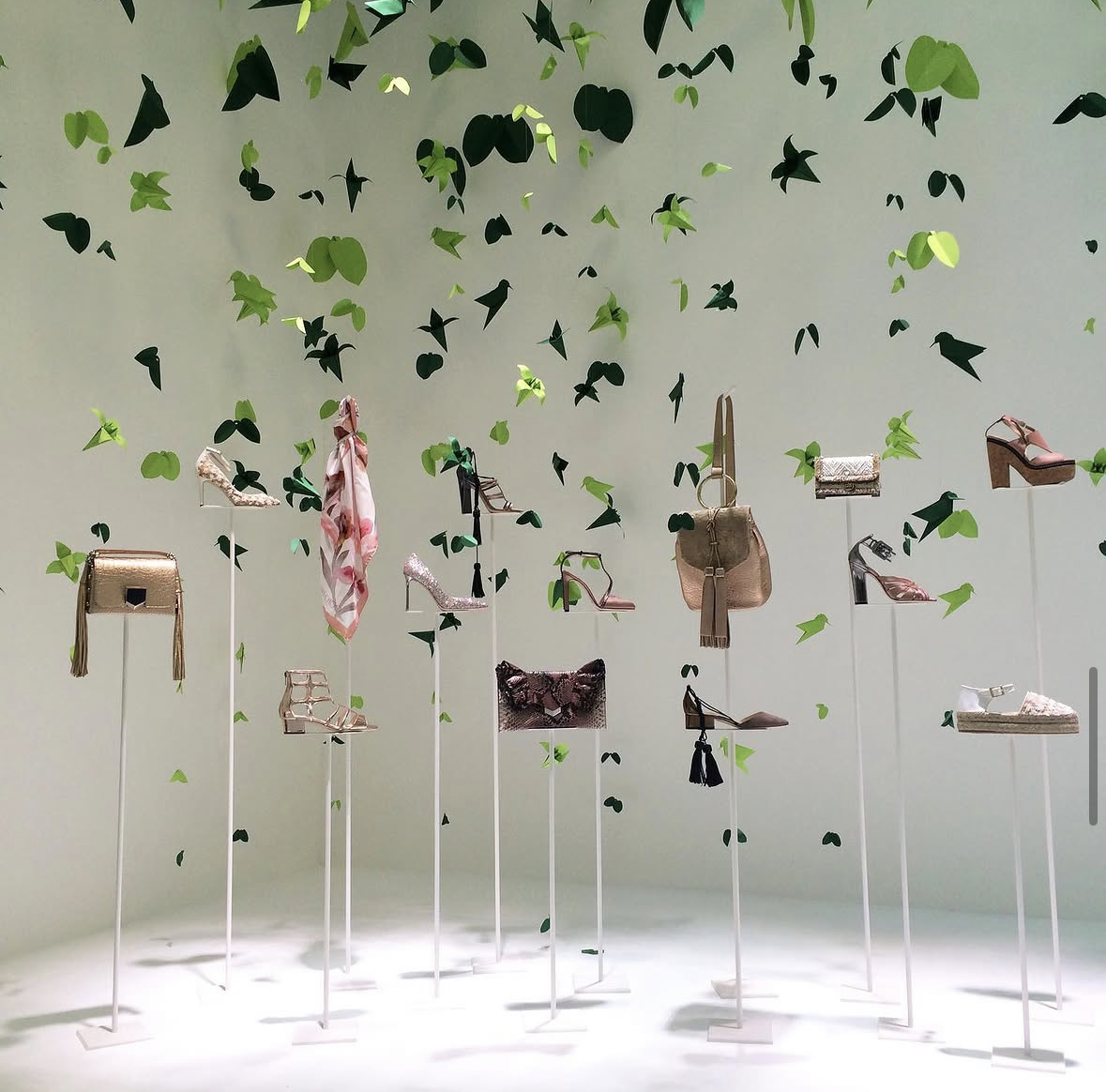 Jimmy Choo, SS 2017, Origami Inverted Garden — 2